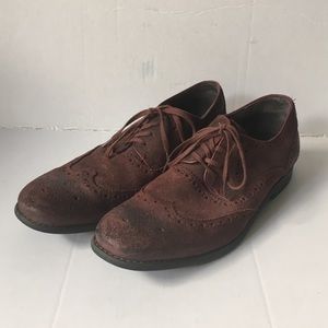 John Varvatos Suede Wingtip
